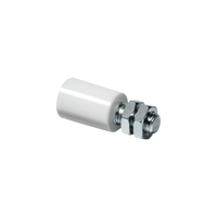 Rodillo de Nylon 40mm / Con Cuerpo de Acero Galvanizado Resistente a la Corrosión