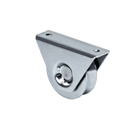(325V-80) Rueda de 8 cm / Con Capacidad Para Puertas de Hasta 200 Kg / Para Montaje en Superficie / Canal Tipo "V"