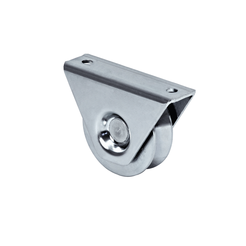 (325V-80) Rueda de 8 cm / Con Capacidad Para Puertas de Hasta 200 Kg / Para Montaje en Superficie / Canal Tipo "V"