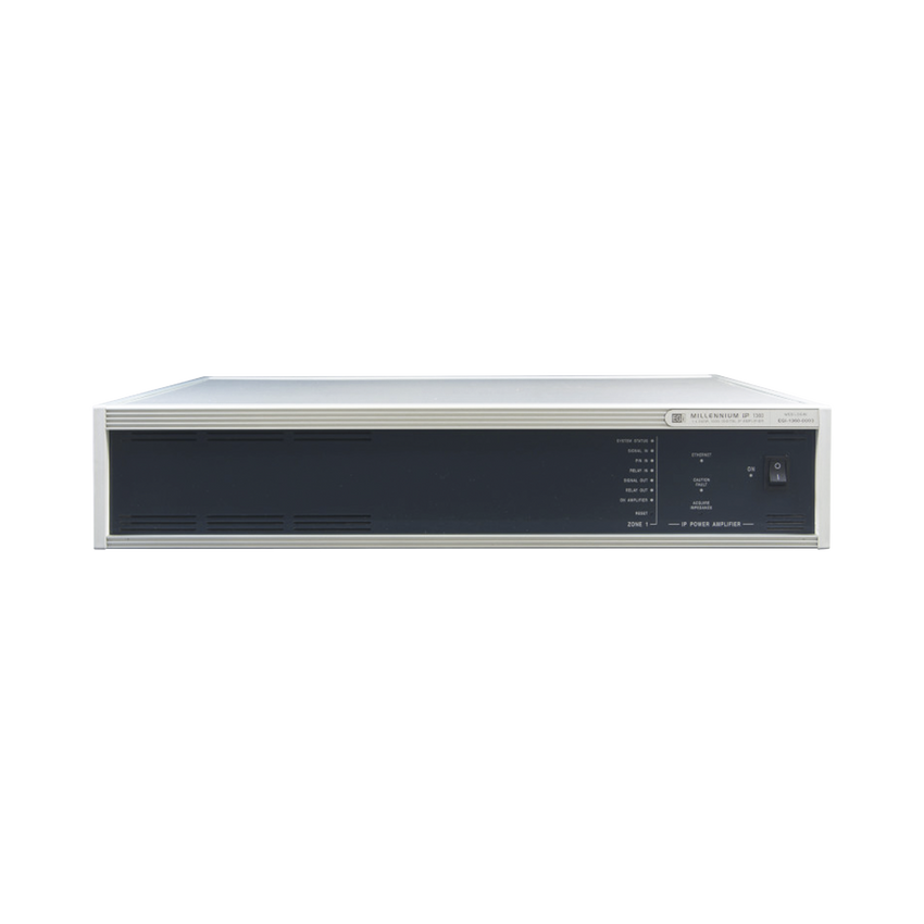 ETAPA DE POTENCIA DIGITAL 1x240W 100V  MILLENNIUM IP CON CONECTIVIDAD IP LAN, SUPERVISON, CALIDAD DE SONIDO HQ PARA 1 ZONA, EN FORMATO RACK 2U