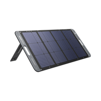 Panel Solar Plegable 100W / Recomendado para el Power Station Portable de 600W UGREEN /  Alta Eficiencia de Conversión / Alineación Inteligente de la Luz Solar / Resistente Al Agua Y Duradero / Incluye Cable XT60 Macho a Macho 2m.