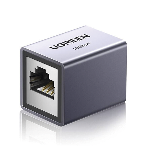 Acoplador STP (Extensor de Cable Ethernet RJ45) | 10Gbps | Blindado | Compatibilidad con Cat8 Cat7 Cat6 Cat5e | Hasta 100 Metros (328.08 Pies) | Aleación de Aluminio
