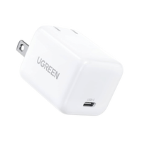 Cargador Mini de 20W Serie Nexode | 1 USB-C | Carga Rápida | Tecnología GaN II | PD3.0/QC4.0/QC3.0/ QC2.0 /QC1.0 AFC, FCP, BC1.2, Apple/Samsung | Carga Inteligente | Múltiple Protección | Color Blanco.