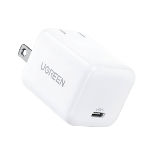 Cargador Mini de 20W Serie Nexode | 1 USB-C | Carga Rápida | Tecnología GaN II | PD3.0/QC4.0/QC3.0/ QC2.0 /QC1.0 AFC, FCP, BC1.2, Apple/Samsung | Carga Inteligente | Múltiple Protección | Color Blanco.