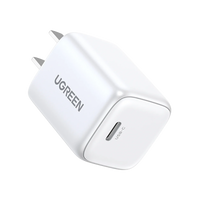 Cargador Mini de 30W serie Nexode | 1 USB-C de Carga Rápida | Tecnología GaN II | Power Delivery 3.0 | Quick Charge 4.0 | Carga Inteligente | Múltiple Protección  | Mayor Eficiencia Energética | Color Blanco.