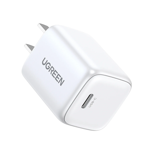 Cargador Mini de 30W serie Nexode | 1 USB-C de Carga Rápida | Tecnología GaN II | Power Delivery 3.0 | Quick Charge 4.0 | Carga Inteligente | Múltiple Protección  | Mayor Eficiencia Energética | Color Blanco.