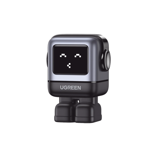 Cargador RobotGaN de 65W Serie UNO | 3 Puertos de Carga R�pida | 2 USB-C | 1 USB-A | PD 3.0 | QC 4.0 | Carga Inteligente | Tecnolog�a GaN II | Zapato Magn�tico Extra�ble | Carcasa Ign�fuga | Pantalla LED