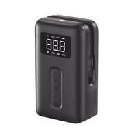 Inflador de Neumáticos | Compresor de Aire Portátil |  Bomba de Aire de 150 PSI | Flujo de Aire de 15L/Min | Con Batería Integrada | Cuenta con Luz LED | Ideal para coches, bicicletas, pelotas de motocicleta.