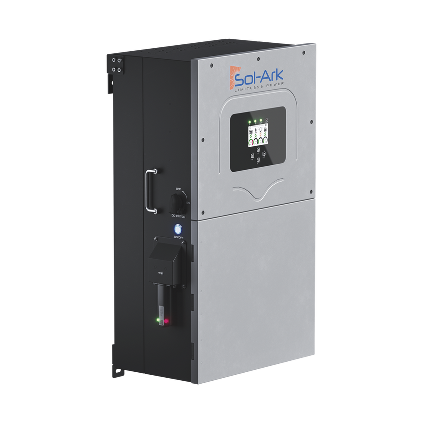 Inversor Hibrido SOL-ARK, 15 Kw, 220 Vcc, Fase Dividida, IP65, Entrada de Bater�as a 48 Vcc