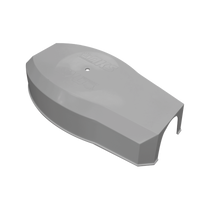 TAPA PARA BRAZO DE BARRERA DOORKING GRIS