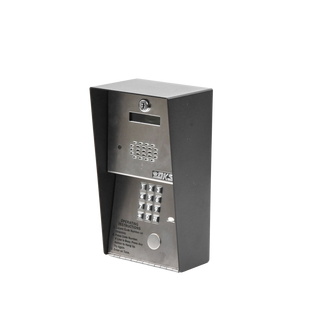 Audioportero Telefónico DKS Para 600 números Telefónicos / Control Para 2 Puertas / Gabinete Para Sobreponer/ Marcación a 16 Digitos / Linea Análoga o Digital