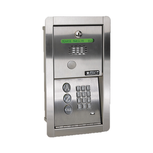 Audioportero Telefónico DKS Con Directorio / 100 Números Telefónicos / Control Para 2 Puertas / Gabinete Para Empotrar / Marcación a 16 Digitos / Linea análoga o digital