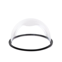Burbuja Transparente para Domos Motorizados TURBOHD / Compatible con epcom / HIKVISION / Soporta IP66 / IK10 / DS-2CE5AU1T-AVPIT3ZF / DS-2CE5AH0T-AVPIT3ZF(C) /