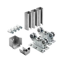 KIT para puertas autoportantes de hasta 3 m y 600 kg con rodillos de nylon