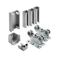 KIT para puertas autoportantes de hasta 3 m y 600 kg con guia para puertas corredizas