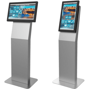 Montaje tipo Kiosko Para Pantallas Indoor Peerless-AV / Orientación Paisaje o Retrato / Base Plana Rectangular / Puertas Traseras con Seguridad / Gestión Interna de Cables / Compatible con Pantallas 15"-22"-32" / VESA 200x200