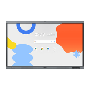 Pantalla Interactiva WAFX-P Series 75" 4K UHD 3840x2160 / Android 15 EDLA / Octa-core CPU / 48MP Cámara Integrada / 8 Micrófonos Far-Field / 50 Puntos Touch IR / WiFi 6 / 16GB RAM / 128GB Storage