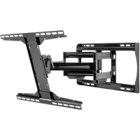 Soporte de Pared Articulado Paramount para Pantallas 39" a 90" / Extensión 542 mm / Capacidad 68KG / VESA 200x100 a 600x400 mm / Inclinación +15°-5° / Pivote ±90°