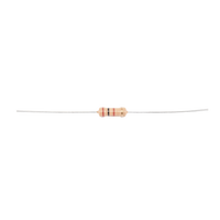 Resistencia de 2 k Ohm 1/2 Watt, 5% Axial, Película de Carbón.