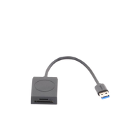 Lector de tarjetas USB-A 3.0 a MicroSD (TF) / SD | 5Gbps | Soporta hasta 2TB | Soporta Windows/Mac OS/Linux/Android | Lectura de Tarjetas Simultánea | No Requiere Controlador | Cable de 15cm.