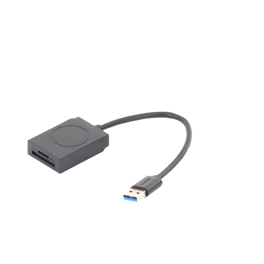 Lector de tarjetas USB-A 3.0 a MicroSD (TF) / SD | 5Gbps | Soporta hasta 2TB | Soporta Windows/Mac OS/Linux/Android | Lectura de Tarjetas Simultánea | No Requiere Controlador | Cable de 15cm.
