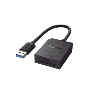 Lector de tarjetas USB-A 3.0 a MicroSD (TF) / SD | 5Gbps | Soporta hasta 2TB | Soporta Windows/Mac OS/Linux/Android | Lectura de Tarjetas Simultánea | No Requiere Controlador | Cable de 15cm.