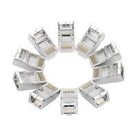 CONECTOR CAT6 BLINDADO BOLSA CON 10 UNIDADES
