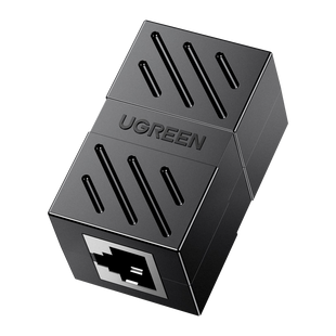 Acoplador (Extensor de Cable Ethernet RJ45 a RJ45) | 1000Mbps | Compatibilidad con Cat7 Cat6A Cat6 Cat5e | Compatible con POE | Ignífugo | ABS