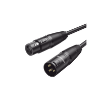 Cable para Micrófono XLR Tipo Canon Macho a Hembra | 5 Metros Plug & Play | Anti interferencias | Triple Blindaje | Alta Calidad | Color Negro