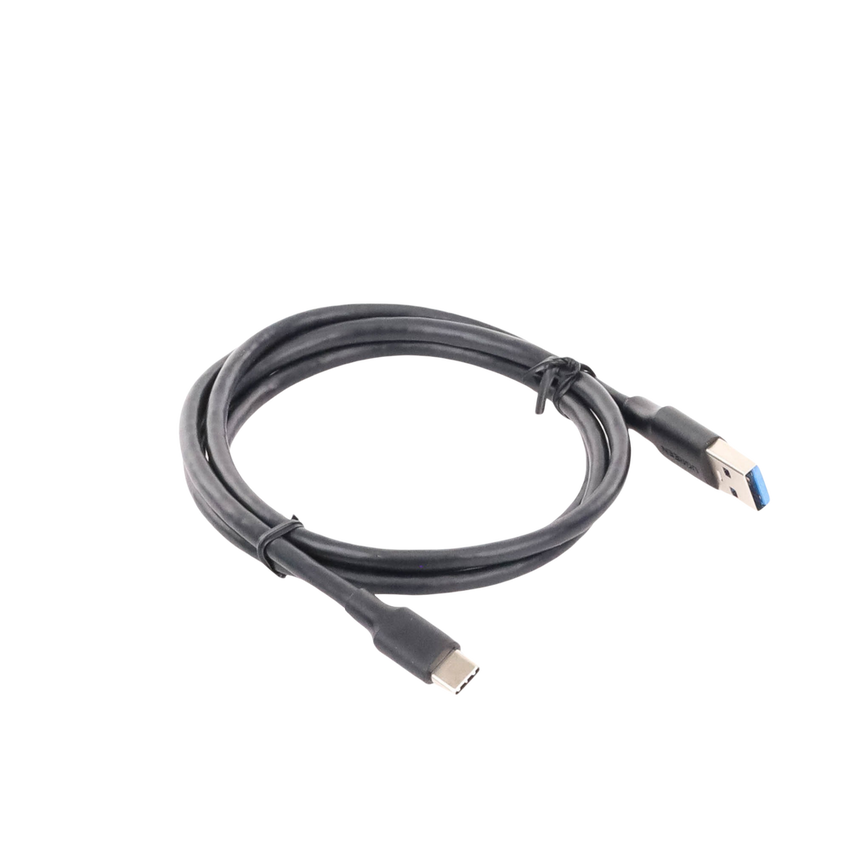 Cable USB-A a USB-C | 1 Metro | Carga y Sincronización de Datos | Carga Rápida 60W | Datos 5 Gbps | QC 3.0/2.0 | FPC | AFC | Protección Integrada | Duradero y Flexible| Caja ABS | Cubierta de TPE | Color Negro.