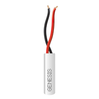 Bobina de 305 Metros de Cable / 2 x 22 AWG / Color Blanco / Riser / Para Sistemas de Intrusión y Automatización