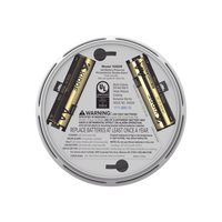 Detector de Humo Compacto Fotoeléctrico Autónomo | Batería Reemplazable AA | Modelo 21031428 | Paquete de 6