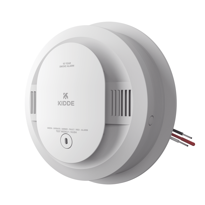 Detector de Humo Compacto Fotoelectrico Autonomo | 120VCA Respaldo Batería 10 Años | Modelo 21031556 | Paquete de 6