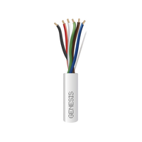 Bobina de 305 Metros / Cable de Cobre / 6 x 22 AWG / Riser / Tipo CMR-CL3R / Para Aplicaciones de Control de Acceso / Alarmas de Intrusión / Automatización / Interfonos y TV Porteros