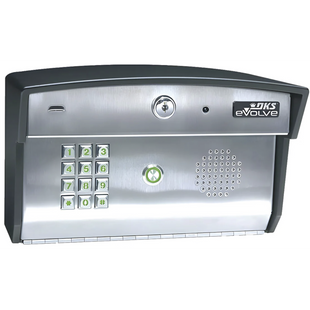 Sistema video entry residencial, 10 residentes, programable a 4 o 5 digitos