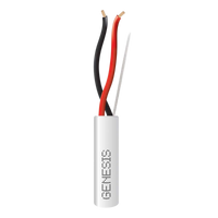 Bobina de 305 Metros de Cable 2 x 18 AWG / Uso INTERIOR / Riser / Blanco / Para aplicaciones en Alarmas de intrusión, Control de acceso, Interfonos, TV porteros, Automatizacion, Audio y Voceo.