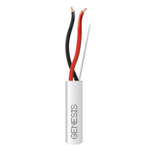 Bobina de 152 Metros de Cable / 2 x 18 AWG / Riser / Color Blanco / Para Aplicaciones en Alarmas de Intrusión, Control de Acceso, Automatización, Interfonos, TV Porteros, Audio y Voceo