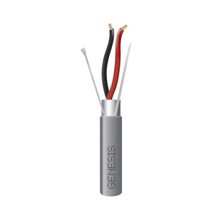 Bobina de 305 Metros / Cable 2 x 22 AWG / Color Gris / Blindado / Riser / Aplicaciones de Audio Control de Acceso y Automatización