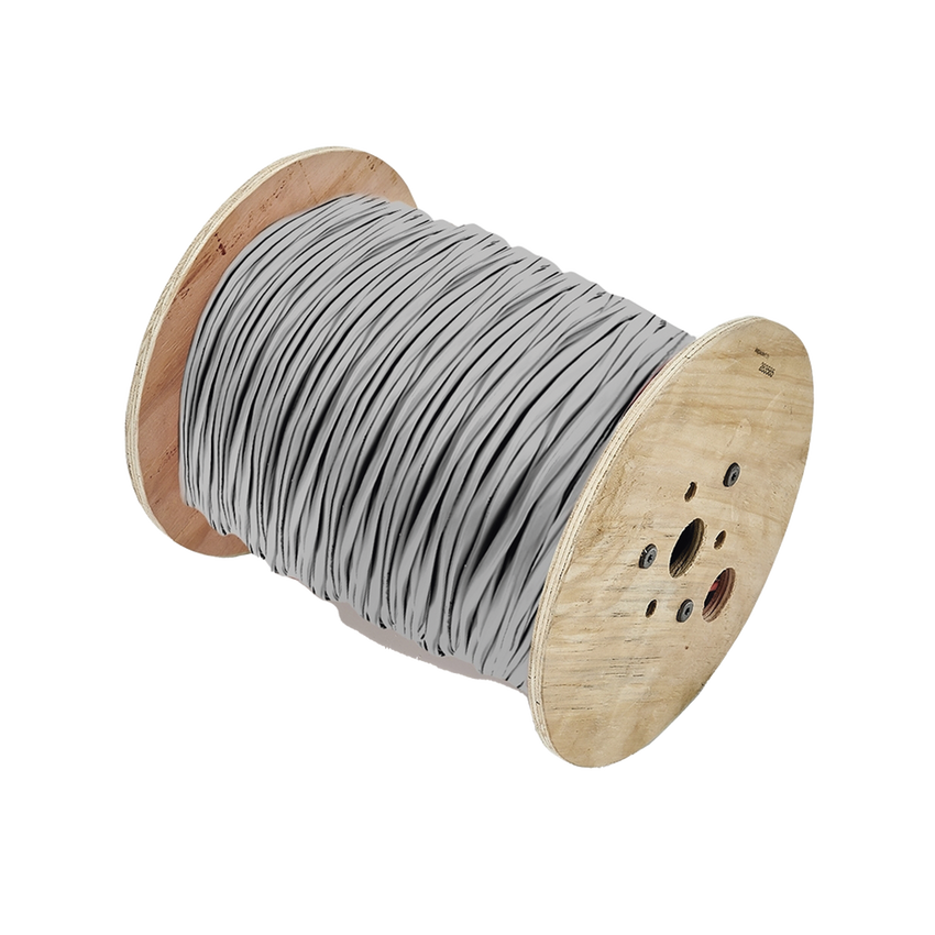 Carrete de 305 Metros (1000 Pies) / Cable de Cobre / 12 x 22 AWG / Riser / Tipo CMR CL3R FPLR / Para Interior / Color Gris / Para Aplicaciones de Alarmas de Intrusi�n y Automatizaci�n
