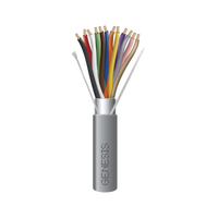 Carrete de 305 Metros / Cable de Cobre / 12 x 22 AWG / Riser / Tipo CMR CL3R FPLR /Para Interior / Color Gris / Para Aplicaciones de Alarmas de Intrusión y Automatización