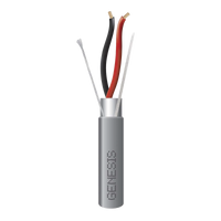 Bobina de 305 Metros / Cable 2 x 18 AWG / Color Gris / Blindado / Riser / Aplicaciones de Audio Control de Acceso y Automatización