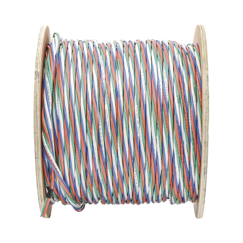 Carrete de 305 Metros (1000 Pies) Cable Múltiple Armado / 4 x 18 AWG SH + 6 x 22 AWG SH + 2 x 22 AWG SH + 4 x 22 AWG SH CMR
