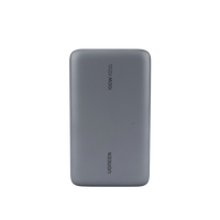 Power Bank de 20000mAh | 3 Salidas 100W Max. | USB-A + 2 USB-C | PD 3.0 | QC3.0 | FCP | SCP | Pantalla Inteligente | Carcasa Ignifuga | Color Gris | Incluye Cable USB de 50cm | Carga tu Laptop de Manera Segura.