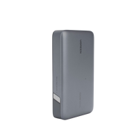 Power Bank de 20000mAh | 3 Salidas 100W Max. | USB-A + 2 USB-C | PD 3.0 | QC3.0 | FCP | SCP | Pantalla Inteligente | Carcasa Ignifuga | Color Gris | Incluye Cable USB de 50cm | Carga tu Laptop de Manera Segura.