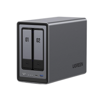 NASync DXP2800 | SO UGOS Pro |  Intel N100 12th Gen Intel® 4 Core™ | 2 Bahías SATA hasta 48TB | 2-Bahias (M.2 NVMe) hasta 16TB | 8GB DDR5 (Exp. a 16GB) | Ethernet 2.5G  | HDMI 4K | 2* USB2.0 | 1*USB 3.2Gen | 1* USB 3.2Gen2 | 1*USB-C 3.2Ge