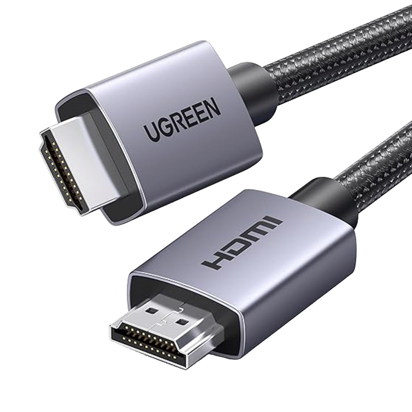 Cable HDMI 2.0 de Nylon Trenzado | 3 metros | 4K@60Hz | ARC | Dolby ATMOS | Verdadero HD | DTS HD | HDR | Inversivo 3D | 3 modos de visualización | 3 Capas de Protección + 4 de Blindaje | Niquelado | Carcasa de Aluminio.