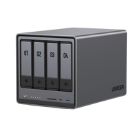 NASync DXP4800 | SO UGOS Pro |  Intel N100 12th Gen Intel® Quad Core™ | 4-Bahias (SATA) hasta 96TB | 2* M.2 SSD hasta 16TB| 8GB DDR5 (Exp. a 16GB) | 2.5Gb Dual Ethernet | HDMI 4K | 2* USB2.0 | 1*USB 3.2Gen | 1* USB 3.2Gen2 | 1*USB-C 3.2Gen2 | SD