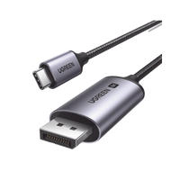 Cable USB-C a DP 1.4 | 3 metros | Compatible con Thunderbolt 3 & 4 | 8K@60Hz | 4K@240Hz | HDR10+ | eARC | DTS | 3D | ALLM | VRR | | FreeSync G-Sync | Caja de Aluminio | Nylon Trenzado | Conector Niquelado | Blindaje Multicapa.