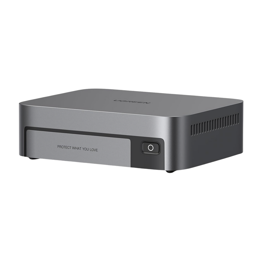 NASync DXP480T Plus | SO UGOS Pro |  Intel X86 12th Gen Intel® Core™ i5 | SSD 128 GB | 4-Bahias (M.2 NVMe) | 8GB DDR5 (Exp. a 32GB) | 4 Puertos Thunderbolt™4 | WiFi | 1*USB3.2 Gen2, 10Gb/s | HDMI 8K.
