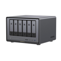 NASync DXP6800 Pro | SO UGOS Pro | Intel® i5 1235u 10-Core™ | 6-Bahias (SATA) Hasta 144TB | 2* M.2 SSD Hasta 16TB | 8GB DDR5 (Exp. a 64GB) | 2 Thunderbolt™4 | 2*10GbE | 1*USB3.2 Gen2 | 2*USB 2.0 | 2*USB 3.2Gen2 | HDMI 2.1 8K | SD 4.0